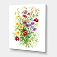 thumbnail image 3 of Designart ' Colorful Bouquet Of Wildflowers In Nature ' Farmhouse Canvas Wall Art Print, 3 of 4
