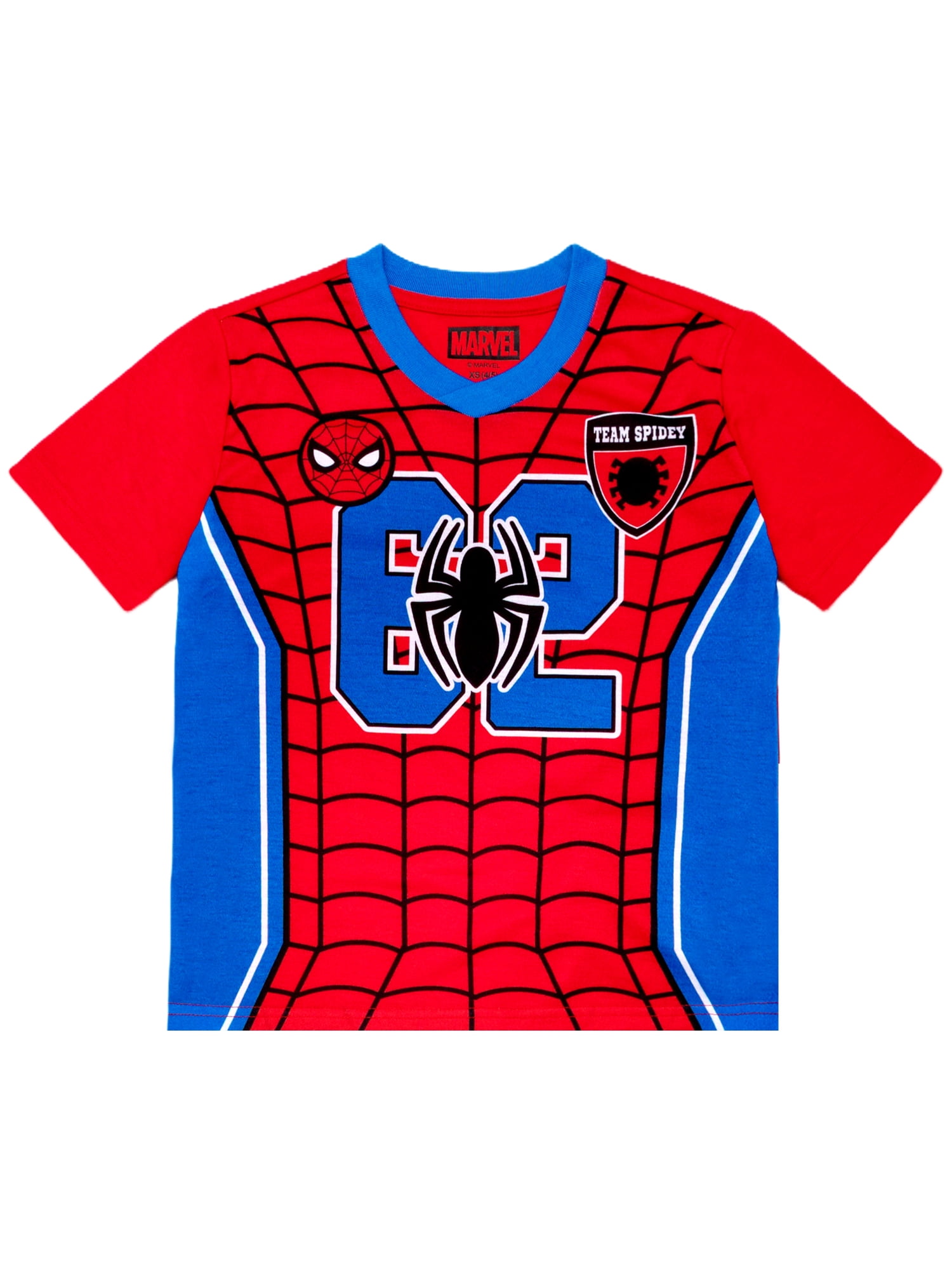 Spiderman 2-Piece Short Sleeve and Short Pajama Set, 4-12