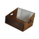 thumbnail image 4 of Caja de madera para guardar discos de vinilo, multiusos, ahorra espacio, resistente, para dormitorio y revistas., 4 of 9