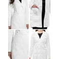 thumbnail image 4 of Adar Universal Stretch Lab Coat For Women - 36" Tab-Waist Lab Coat, 4 of 7