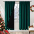 thumbnail image 1 of Cortinas BGment totalmente opacas, 100% esmeralda, 183 x 183 cm, 2 paneles, 1 of 7