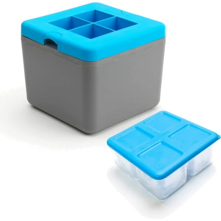 

Clear Ice Cube Maker and Ice Storage Tray