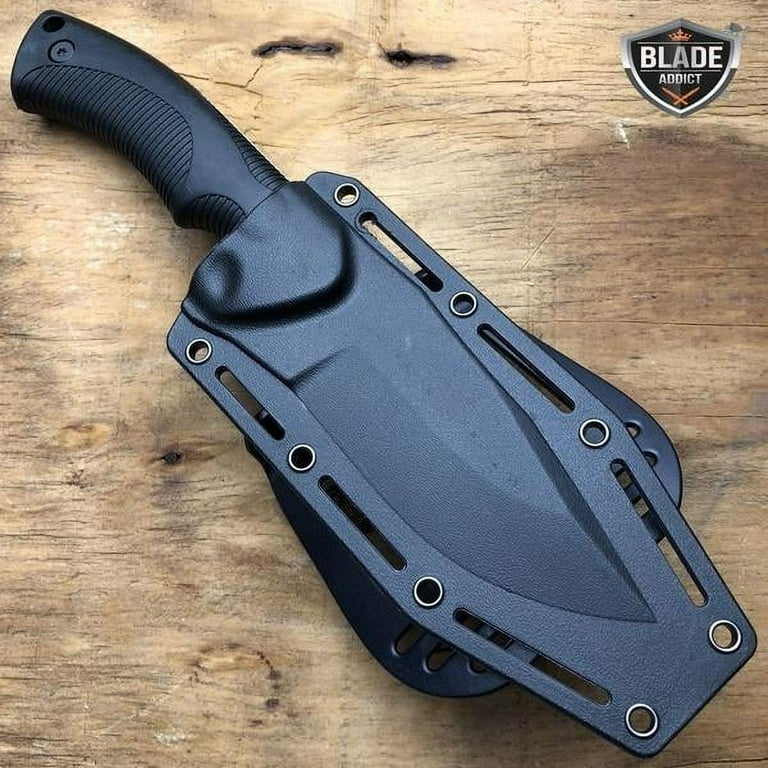 9 Outdoor Camping Hunting Survival Fixed Blade Fishing Knife w/ Sheath 