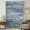 Blue, variant on Haze Blue Grey Sheer Curtains 45 Inches Long, Retro Farmhouse Barn Wooden Plank Light Filering Curtains, Breathable Simi Curtain Privacy Drapes for Kitchen Bathroom Lightweight Small Window Treatment