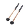 thumbnail image 3 of 2 uds baquetas de percusión de 8,6 pulgadas con mango de madera baquetas de percusión de madera para carillón xilófono música educación rendimiento Negro Hugo mazos de tambor, 3 of 10