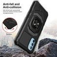 thumbnail image 4 of Ring Kickstand Phone Case for Moto G Stylus 2022 Case,SPY Case for Motorola Moto G Stylus 4G 2022 Case w/Tempered Glass Screen Protector for Car Mount Shockproof Case - Black, 4 of 7