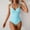 Pink, variant on LYMAYTER One Piece Swimsuits for Women Tummy Control Bathing Suit V Neck Ruched Halter Swimwear S-2XL
