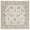 Ivory/Grey, variant on SAFAVIEH Glamour Pierce Bordered Wool Area Rug, Ivory/Grey, 6' x 6' Square