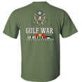 thumbnail image 3 of Fair Game Proud Veteran Gulf War Eagle T-Shirt-Military Green-XL, 3 of 5