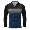 thumbnail image 4 of KDFJPTH Polo Shirt for Men Long Sleeve 0 Tops Black L, 4 of 5