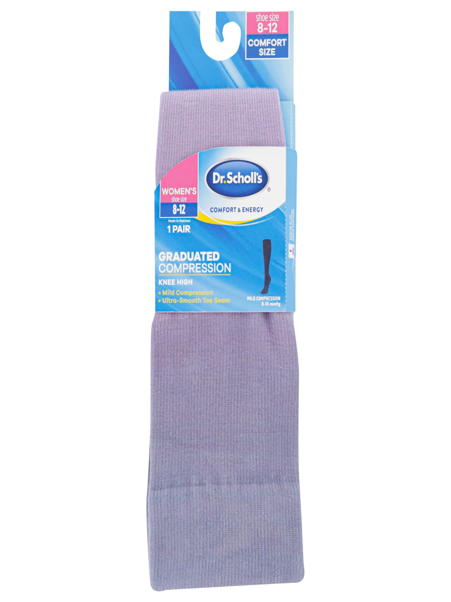 Dr. Scholl's Women's Graduated Compression Knee High Socks, 1 Pack