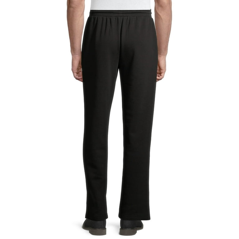 Athletic Works Men's Relaxed Fleece Open Bottom Sweatpants Athletic Works Men's Relaxed Fleece Open Bottom Sweatpants