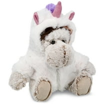 DolliBu Moose Unicorn Plush Stuffed Animal Toy - Super Soft Moosecorn Dress Up with Removable Unicorn Plush Outfit, Cute Fantasy Gift - 9 Inches