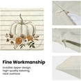thumbnail image 6 of Fall Pillow Covers 16x16 Inch Set of 2 Watercolor Pumpkin Throw Pillows Case,Gray Stripes Autumn Flower Decorative Linen Farmhouse Harvest Decor Cushion Covers for Home Sofa Bed Couch, 6 of 6