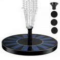 thumbnail image 3 of Solar Fountain Pump Free Standing Solar Birdbath Fountain Solar Powered Fountain Pumps Submersible Outdoor for B, 3 of 6