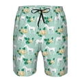 thumbnail image 3 of Pofeuu Horse And Flower Prin Men's Swim Trunks Quick Dry Bathing Suit Swimming Board Shorts Mesh Lining Beach Swimwear-Medium, 3 of 6
