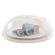 thumbnail image 1 of Tapa transparente para microondas a prueba de salpicaduras de alimentos de 10,24 pulgadas con asa. Se adapta a platos y cuencos estándar. Sin BPA. Apto para lavavajillas. Esencial de cocina., 1 of 8