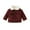 Wine, variant on Lindreshi Toddler Girl Coats and Jackets Infant Toddler Boys Girls Kid's Buttons Coat Plush Warm Casual Jacket Plush Thickened Cotton Jacket Corduroy Coat