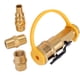 thumbnail image 5 of Adaptador de conexión rápida de propano RV, válvula de cierre de 1/4 de pulgada y enchufe completo para manguera de propano, 5 of 8