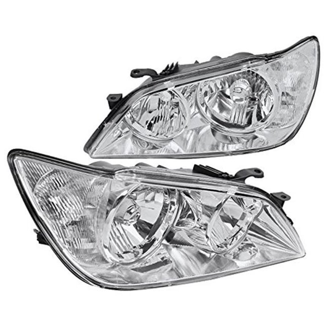 Spec-D Tuning LH-IS30001-RS Headlights for 2001-2005 Lexus IS300 - Chrome