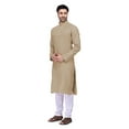 thumbnail image 2 of ELINA FASHION Men's Cotton Kurta Pajama Set Tunic Indian Traditional Wear, 2 of 4