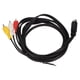 thumbnail image 4 of Cable Mini DIN de 10 pines a 3 RCA macho a macho, Cable adaptador de vídeo de señal clara para Monitor de TV, proyector, 5,9 pies, 4 of 10