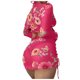 thumbnail image 4 of Bikini sólido con tirantes para mujer, bikini con escote en V profundo, cómodo traje de baño dividido, conjunto de cuatro piezas OAVQHLG3B Store lin121212, 4 of 4