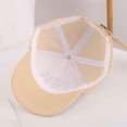 thumbnail image 4 of Infant Baseball Cap with MOM+DAD=ME Lettering Embroidered Cotton Sun Hat for Outdoor Travel and Beach, 4 of 7