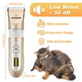 thumbnail image 6 of Dog Hair Clipper Grooming (Pet/Cat/Dog/Rabbit) Haircut Trimmer Shaver Set Professional Electric Pet Hair Trimmer, 6 of 9