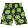 Rick and Morty Falling Out of The Portal Jam Shorts-Medium (32-34)
