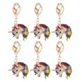 thumbnail image 2 of Rhinestone Keychain,6pcs Rhinestone Keychain Fashion Animal Keychain Bag Pendant Keychain Meticulously Designed, 2 of 14