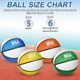 thumbnail image 3 of Juego de baloncesto de goma Libima, tamaño 5, para interiores y exteriores, 4 unidades, 3 of 7