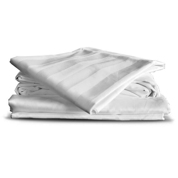Ensemble de draps damassé style hôtel Ens de draps Hotel Damask 500 TC