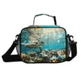 thumbnail image 5 of ALAZA Turtle Swims under Sea Lunch Box Insulated Cooler Bag Reusable Tote Bags Shoulder Strap, 5 of 7
