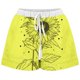 thumbnail image 4 of Mujeres Pantalones Cortos con Bolsillos Impresos Detalle Vendaje, Casual Y Suelto Ajuste Pantalones Cortos de las Mujeres para el Verano, 4 of 5