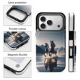 thumbnail image 3 of Galloping Horses Mountain Reflections Leather Wallet Case for iPhone 12 Pro Wallet Case Card Holder Flip, 3 of 8