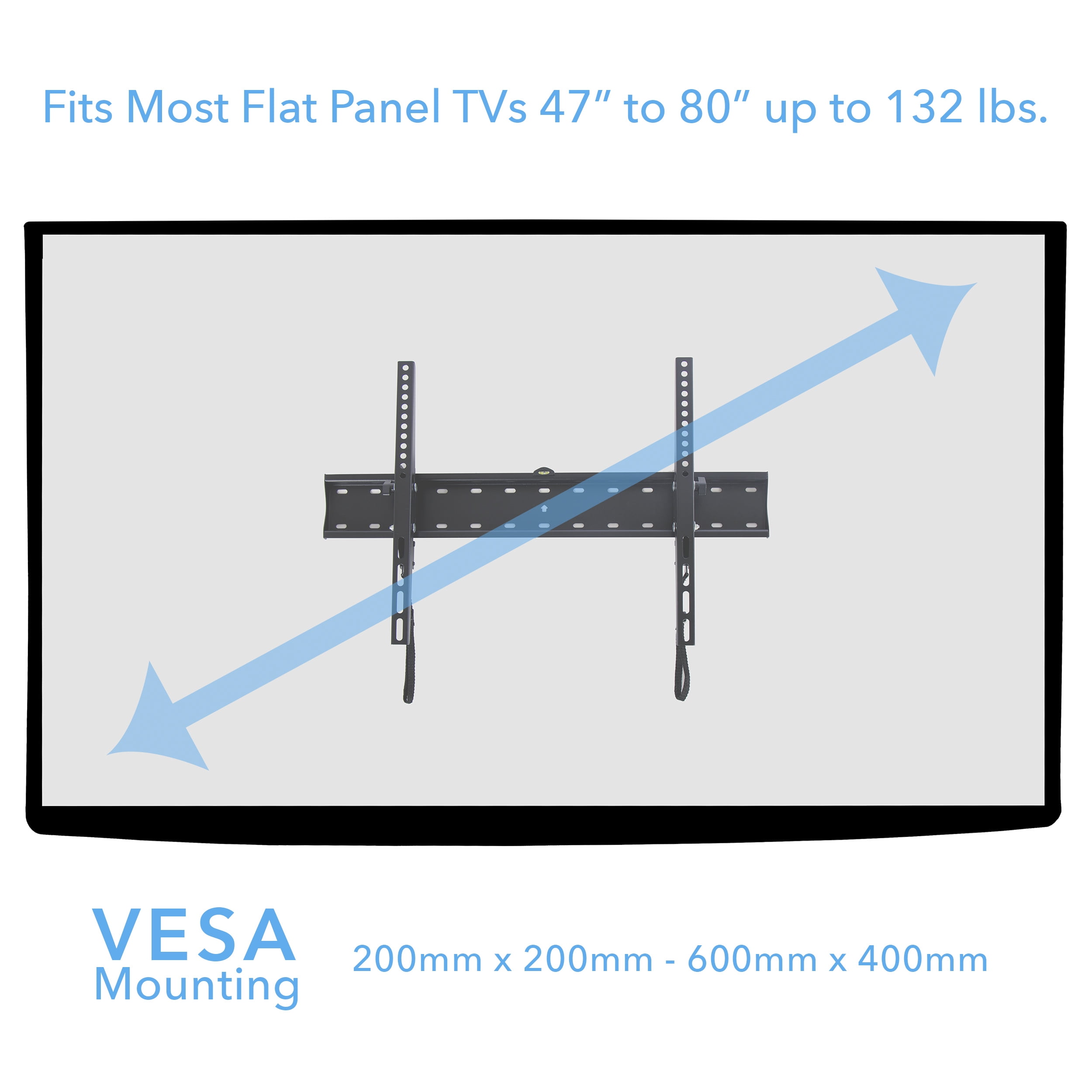 ONN Tilting Wall Mount for TVs, Multiple Sizes