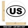 thumbnail image 2 of United States US Self-Inking Rubber Stamp Ink Stamper - Purple Ink - Medium 1 Inch, 2 of 7