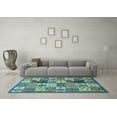 thumbnail image 3 of Ahgly Company Indoor Rectangle Southwestern Light Blue Country Area Rugs, 2' x 4', 3 of 4