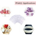 thumbnail image 7 of 100 pcs 6x5 Inch Organza Gift Bags Drawstring Organza Jewelry Pouches with Butterfly White Wedding Party Candy Favor Bags Jewelry Pouches Wrap, 7 of 7