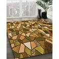 thumbnail image 2 of Ahgly Company Indoor Rectangle Patterned Dark Bronze Brown Area Rugs, 7' x 10', 2 of 6