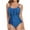 Blue, variant on 50% Off Clear! asdoklhq Plus Size Swimsuit Clearance Under $10,Women Bikini with Chest Pads without Underwire Strap Swimsuit Beach