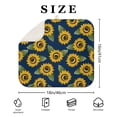 thumbnail image 4 of Sunflower Pattern Microfiber Dish Drying Mat for Kitchen Sink, Foldable Floral Pad for Countertop or Table, Absorbent Rack Mat, 16x18 Inch, 4 of 7
