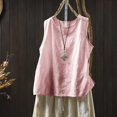 thumbnail image 4 of Endives Womens Tank Tops Sleeveless Shirts Ethnic Style Tee Sleeveless O Neck T Shirt Blouse Outerwear Tank Top, 4 of 6