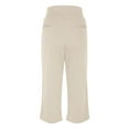 thumbnail image 5 of ABSUYY Womens Capris Petite Leggings Stretch Casual with Pockets Pants for Women Ladies Beige S Capris Comfortable Capri Pants for Women, 5 of 8