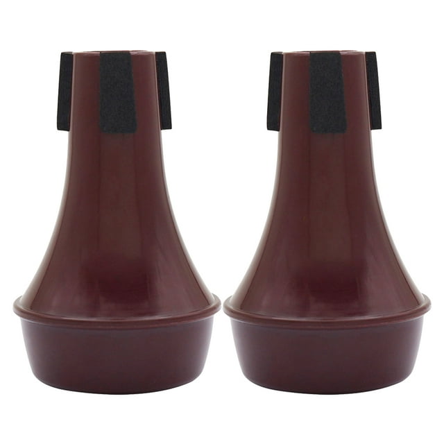 2 silenciadores de trombón, silenciadores de trompeta, sordina de plástico para trompeta, suministros para práctica de trompeta