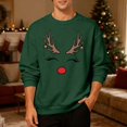 thumbnail image 2 of VJATTWR Merry Sweatshirt Men Get it Fast Couple's Matching Crewneck Hoodie Unisex Pattern Print Long Sleeve Top, 2 of 6