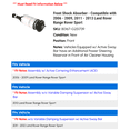 thumbnail image 2 of Front Shock Absorber - Compatible with 2006 - 2009, 2011 - 2013 Land Rover Range Rover Sport 2007 2008 2012, 2 of 2