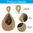 thumbnail image 4 of Uxcell Hanging Fruit Baskets for Kitchen, Small Size Hanging Baskets, Brown, 4 of 7