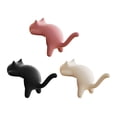 thumbnail image 1 of Ganchos para escritorio con forma de gato, sin taladro, organizadores de escritorio para llaves, bolsos y auriculares., 1 of 8